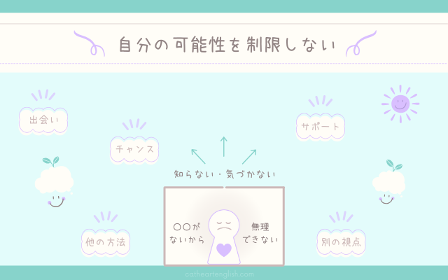 自分の可能性を制限しない