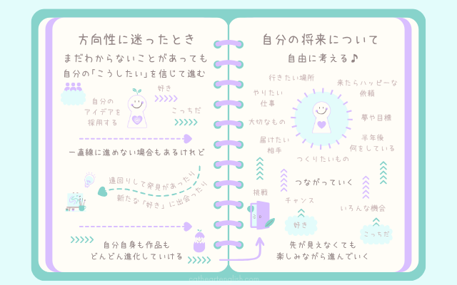 先が見えなくても、楽しみながら進んでいく。